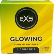 ExS Glowing in The Dark Kondomer 3-pack
