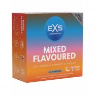 EXS Mixed Flavoured: Kondomer, 48-pack