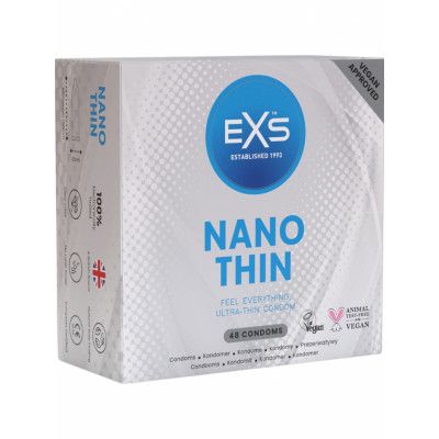 EXS Nano Thin: Kondomer, 48-pack