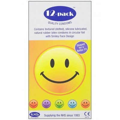 EXS Smiley Face Kondom 12-pack
