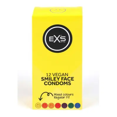EXS Smiley Face Kondomer - 12 pack