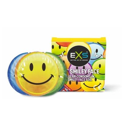 EXS Smiley Face Kondomer 3-pack