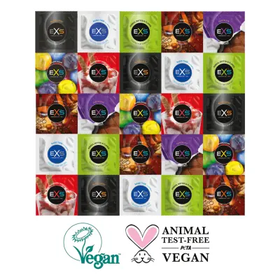 EXS Variety Pack 1: Kondomer, 42-pack