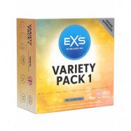 EXS Variety Pack 1: Kondomer, 48-pack