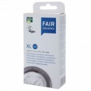 Fair Squared XL 60 Veganska Kondomer 8 st - Klar