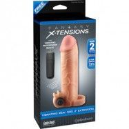 Fantasy X-tensions Vibrating Real Feel 2 Extension PENISÖVERDRAG