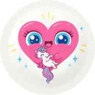 Happy Condoms Heart Loves Unicorn 1 st