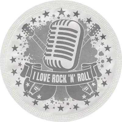 Happy Condoms I Love Rock N Roll 1 st