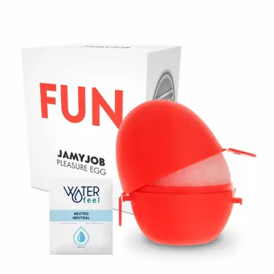 Jamyjob Fun - Ägg Masturbator Onaniägg Diskret Edition - Röd
