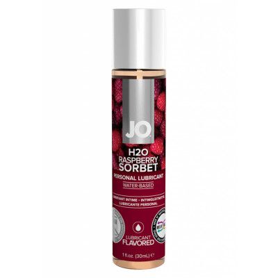 JO H20 RASPBERRY SORBET 30 ML - Smaksatt Glidmedel Hallon