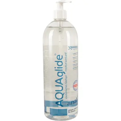 JoyDivision Aquaglide Anal: Vattenbaserat Analglidmedel, 1000 ml