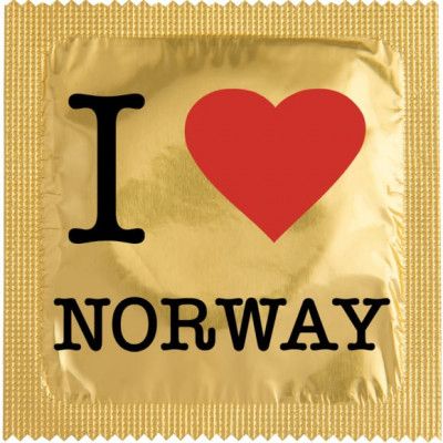 Kondom - I<3 Norway