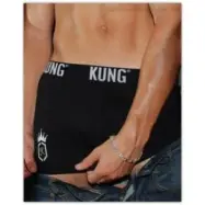KUNG-kalsong, svart, medium