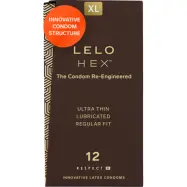 LELO: HEX Respect XL, Kondomer, 12-pack