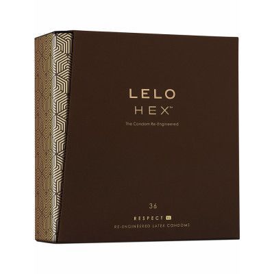 LELO: HEX Respect XL, Kondomer, 36-pack