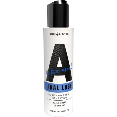Lube4Lovers: Anal Lube, Water Based Lubricant, 120 ml