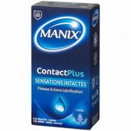 Manix Contact Plus Kondomer 12 st - Klar