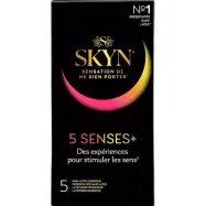 Manix Skyn: 5 Senses Kondomer, 5-pack