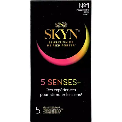 Manix Skyn: 5 Senses Kondomer, 5-pack