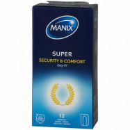 Manix Super Security & Comfort Kondomer 12 st - Clear