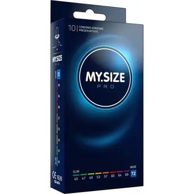 My.Size Pro: Kondomer 72mm, 10-pack