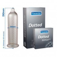 PASANTE DOTTED CONDOM - 1ST KNOTTRIG KONDOM