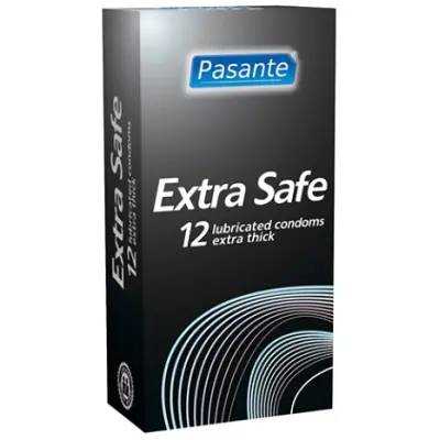 Pasante Extra Safe: Kondomer, 12-pack