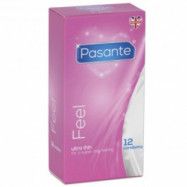 Pasante Feel Ultra Thin Kondomer 12-pack - Klar