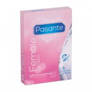 Pasante Female Condom 3 pcs