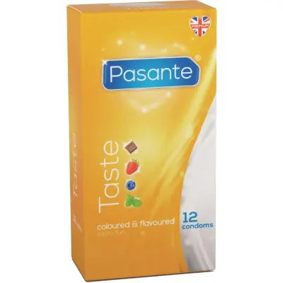 Pasante Taste: Kondomer, 12-pack