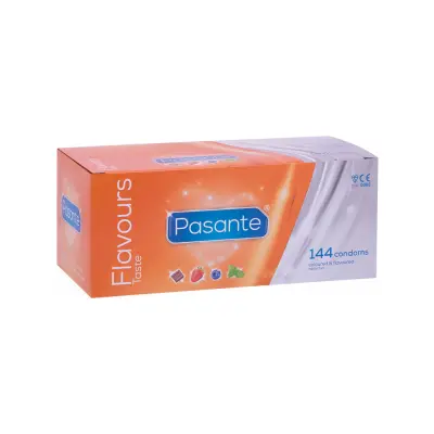 Pasante Flavours Taste: Kondomer, 144-pack