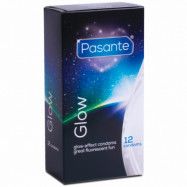 Pasante Glow In The Dark Kondomer 12 st - Klar