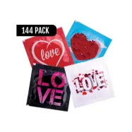 Pasante Love Range: Kondomer, 144-pack