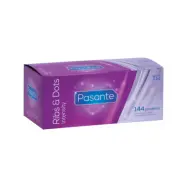 Pasante Ribs &amp; Dots Intensity: Kondomer, 144-pack
