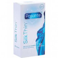 Pasante Silk Thin: Kondomer, 12-pack