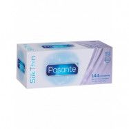 Pasante Silk Thin: Kondomer, 144-pack