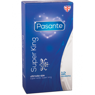 Pasante Super King: Kondomer, 12-pack