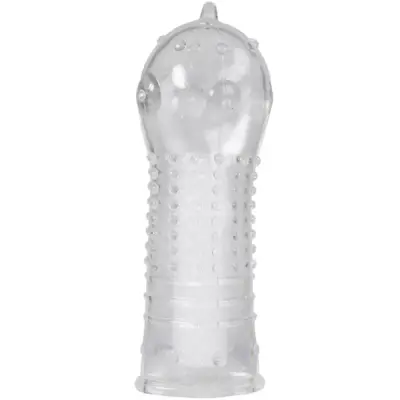 Penis Sleeve With Stimulating Texture Dots& Ribs