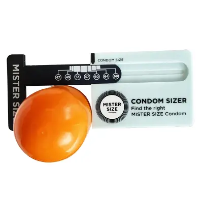 Penismätare för rätt kondomstorlek