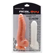 Perfect Fit - Real Boy Kit Light - set med Dildo + Penis överdrag