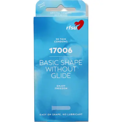 RFSU 17006, Plain and Dry : Kondomer, 30-pack