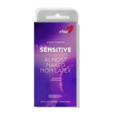 RFSU Sensitive 6-pack Tunna&Latexfria Kondomer
