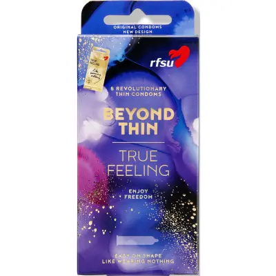 RFSU Beyond Thin: True Feeling Kondomer, 8-pack