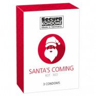 Santas Coming Condom 3-pack