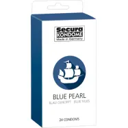 Secura: Blue Pearl, Kondomer, 24-pack