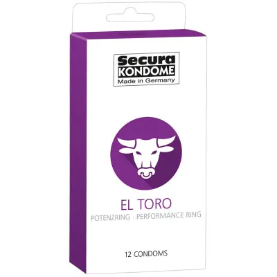 Secura: El Toro, Kondomer, 12-pack