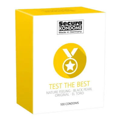 Secura: Test the Best, Kondomer, 100-pack
