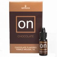 Sensuva On Choklad Stimuleringsolja 5 ml   - Klar