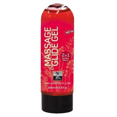 Shiatsu massage och glide 2in1 jordgubb
