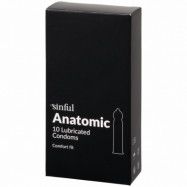 Sinful Anatomic Kondomer, 10 st - Klar